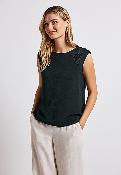 STREET ONE T-Shirt, aus softem Materialmix günstig online kaufen