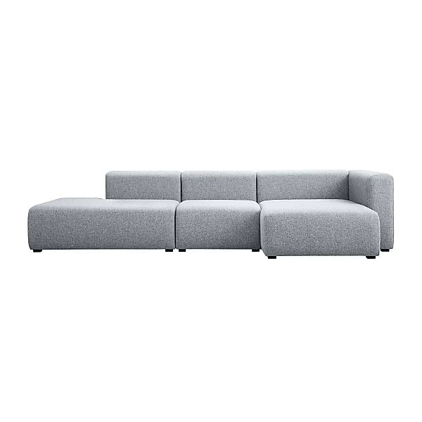 HAY - Mags 3-Sitzer Sofa rechts 321x127,5x67cm - grau/Stoff Hallingdal 130/ günstig online kaufen