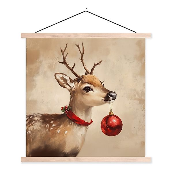 MuchoWow Poster Weihnachten - Hirsch - günstig online kaufen