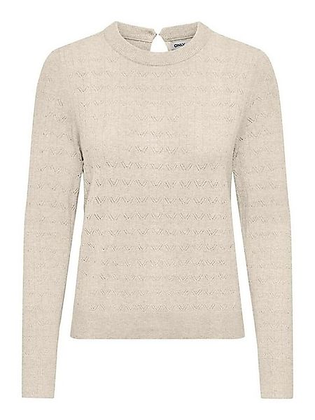 ONLY Rundhalspullover ONLANDRIA LS BACK DETAIL O-NECK CC KNT günstig online kaufen