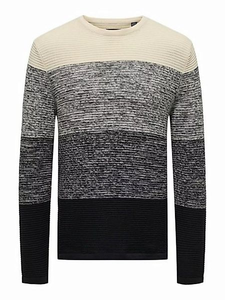 ONLY & SONS Sweatshirt ONSHUGO REG 12 GRADING CREW KNIT günstig online kaufen