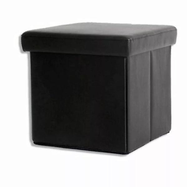 HTI-Living Sitzhocker Cube Black schwarz günstig online kaufen