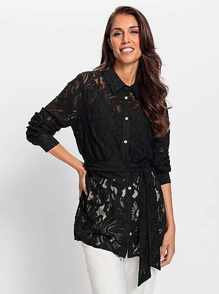 heine Klassische Bluse Spitzenbluse günstig online kaufen