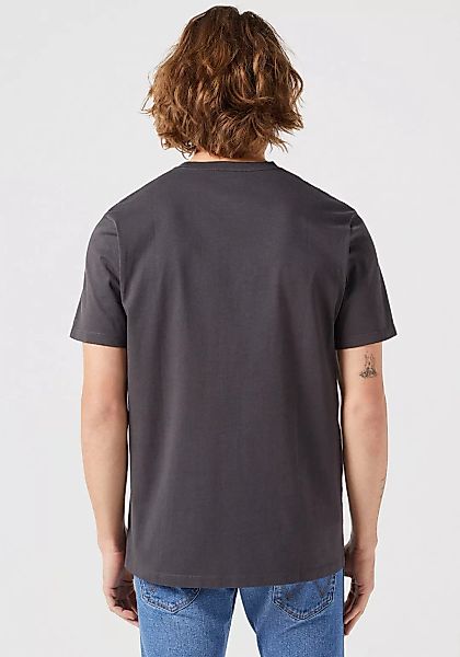 Wrangler Kurzarmshirt mit Logostickerei auf der Brust günstig online kaufen