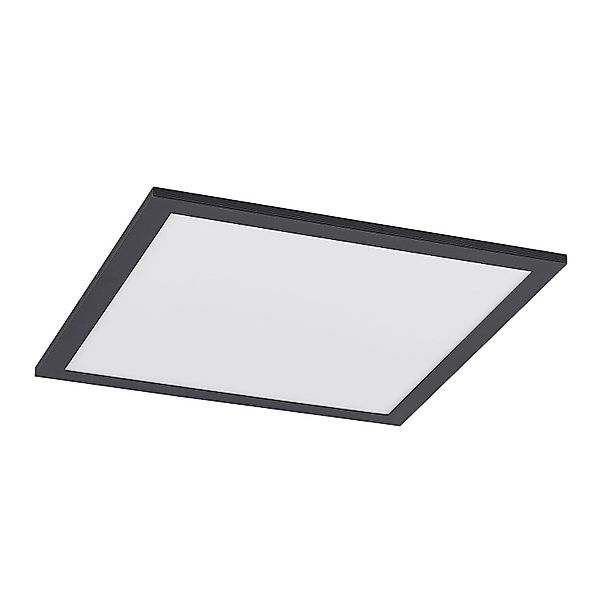 Lindby LED Panel Nelios 9956142 Dimmbar mit Leselampe Modern in Schwarz aus günstig online kaufen