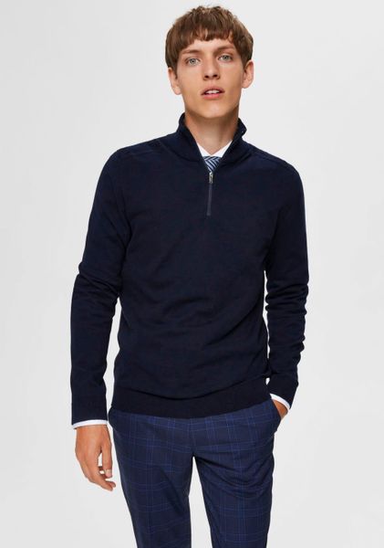 Selected Troyer SLHBERG HALF ZIP CARDIGAN günstig online kaufen