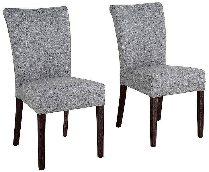 Home affaire Esszimmerstuhl "Queen" (Set) 2 Stk. Feinstruktur Beine aus mas günstig online kaufen