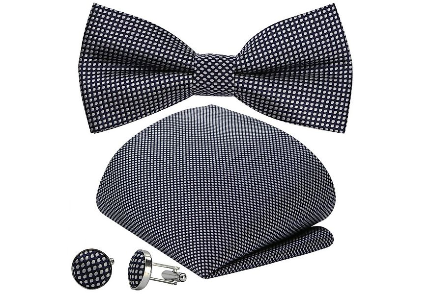 GASSANI Fliege Hochzeitsfliege Tuch Festlich, Karo Herren-Fliege Hochzeit S günstig online kaufen