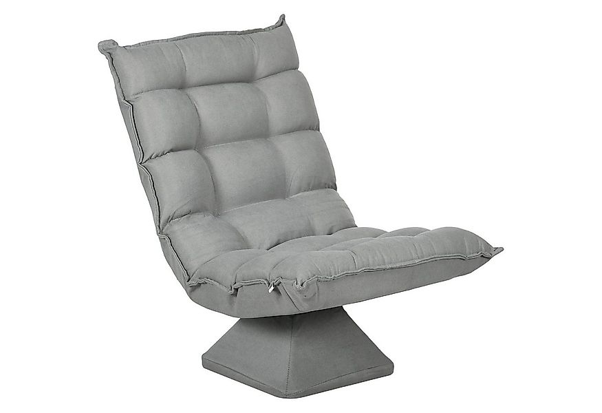 HOMCOM Relaxsessel Drehbarer Meditationsstuhl mit verstellbarer Rückenlehne günstig online kaufen