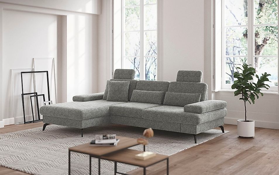 sit&more Ecksofa "Morris L-Form, inkl. Sitztiefenverstellung", wahlweise mi günstig online kaufen