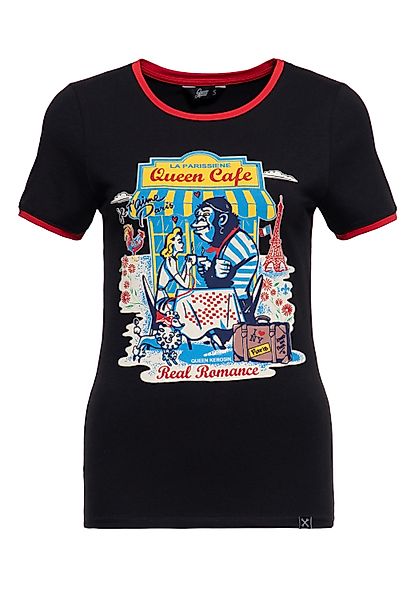 QueenKerosin Print-Shirt Real Romance (1-tlg) mit günstig online kaufen