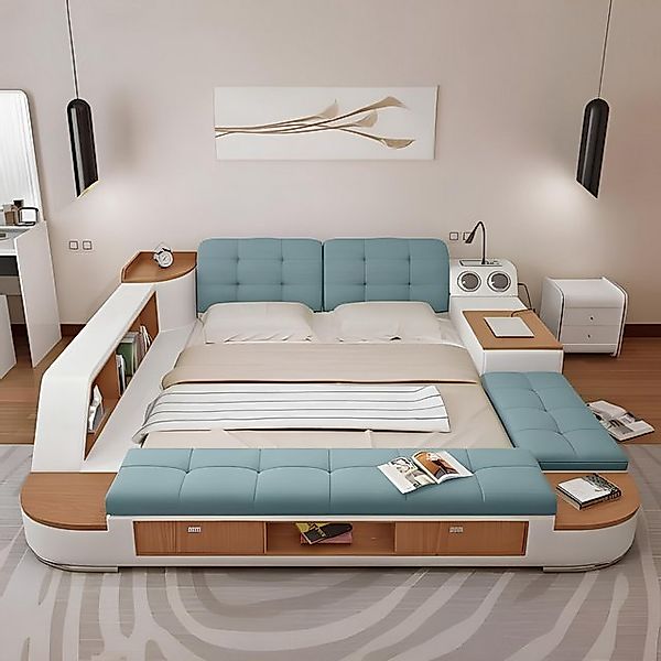 JVmoebel Bett Multifunktion Betten Bett Schlafzimmer All in One Funktionsbe günstig online kaufen