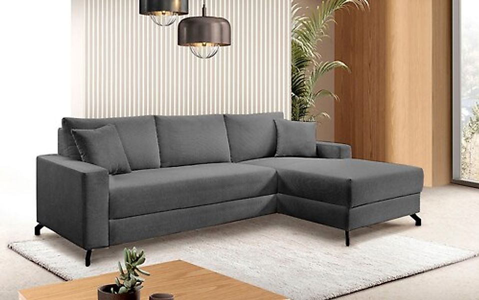 exxpo - sofa fashion Ecksofa »Quattro L-Form, B/T: 247/162 cm«, wahlweise m günstig online kaufen