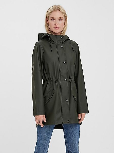 Vero Moda Regenjacke VMMALOU COATED JACKET Lederimitat günstig online kaufen