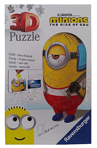 Ravensburger 3D-Puzzle Ravensburger Minions Carl 3D-Puzzle The Rise of Gru, günstig online kaufen