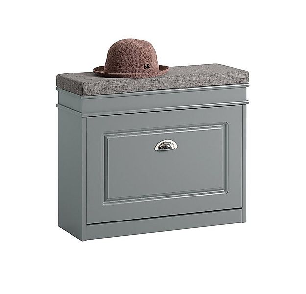 SoBuy Schuhkipper FSR82, Schuhregal schmal, Sitzbank mit Stauraum, Flur, Sc günstig online kaufen