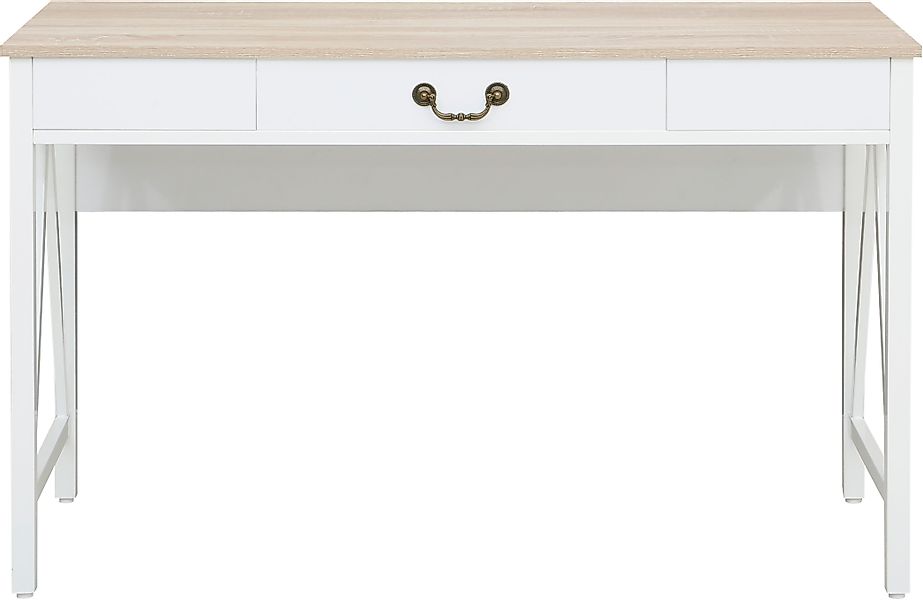 Home affaire Schreibtisch Bellerie, Landhausoptik, Soft-Close, günstig online kaufen