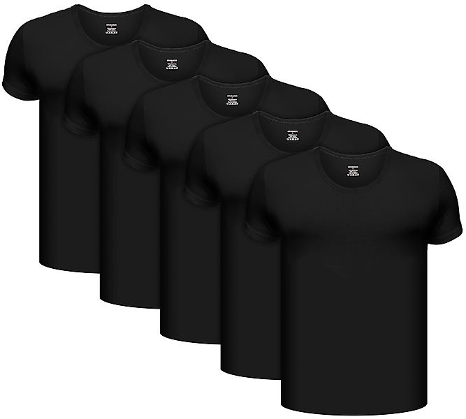 BRUBAKER Unterziehshirt Herren Unterhemd mit Rundhals günstig online kaufen