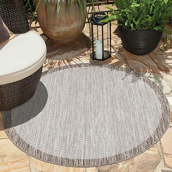 Carpet City Teppich »Outdoor 470«, rechteckig, 5 mm Höhe, UV-beständig, Fla günstig online kaufen