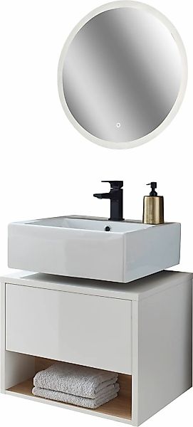 PLACES OF STYLE Badmöbel-Set "Studio Line, Bad im modernen Design, 2-teilig günstig online kaufen