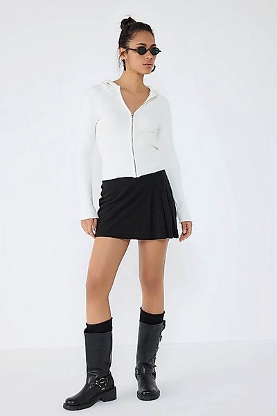 No Matter What Blusenjacke Strickcardigan mit Kapuze und Reißverschluss günstig online kaufen