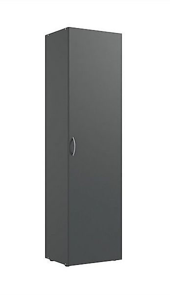 Mehrzweckschrank 1-türig 45x185x40 MULTIRAUMKONZEPT von Wimex / Graphit günstig online kaufen