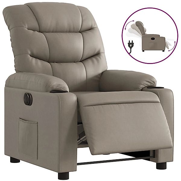 vidaXL Relaxsessel Elektrisch Cappuccino-Braun Kunstleder 3206591 günstig online kaufen
