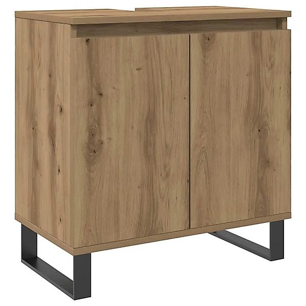 vidaXL Badschrank Artisan-Eiche 58x33x60 cm Holzwerkstoff 857221 günstig online kaufen