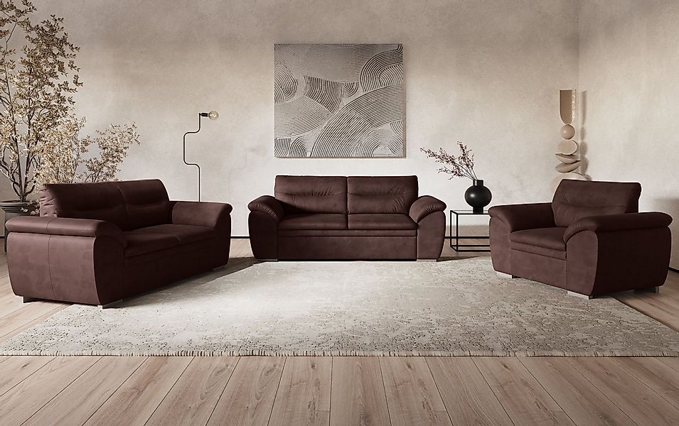 COTTA Polstergarnitur Leandra, Set bestehend aus: 2-Sitzer & 2,5-Sitzer günstig online kaufen