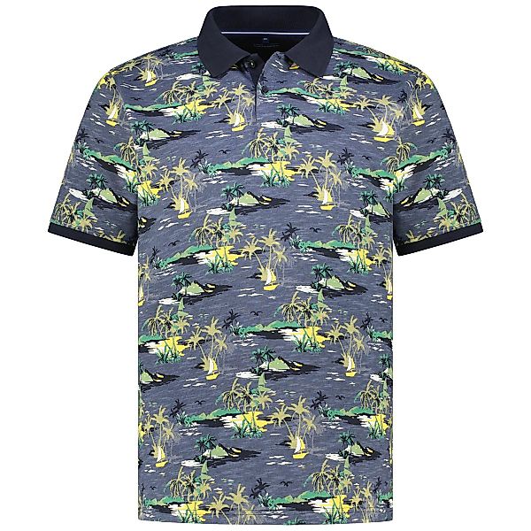 CASA MODA Poloshirt aus Baumwolle Farbe marine Größe: 3XL günstig online kaufen