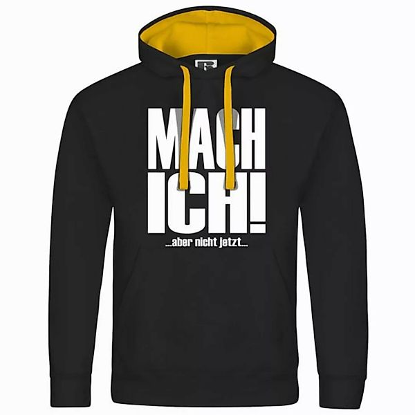 deinshirt Kapuzenpullover Herren Kapuzenpullover Mach ich aber nicht jetzt günstig online kaufen