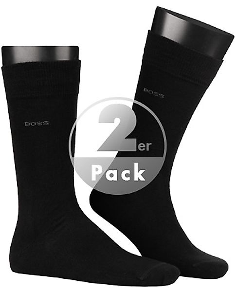 BOSS Socken 2-Pack Anthrazit - Größe 39-42 günstig online kaufen