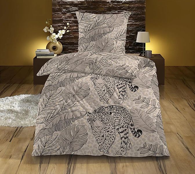 KiNZLER Bettwäsche "Mikrofaser Fleece" 2 tlg. besonders weich, verschiedene günstig online kaufen