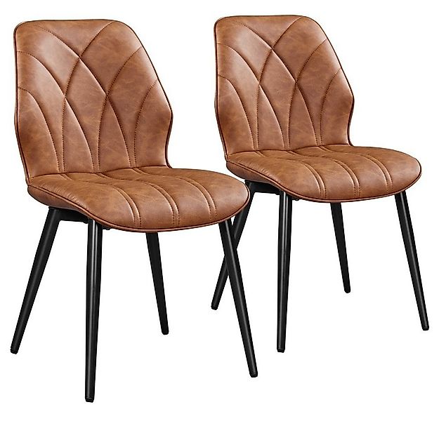 Yaheetech Küchenstuhl (2 St), Esszimmerstühle 2er Set Polsterstuhl für Küch günstig online kaufen