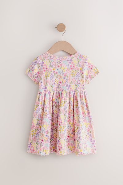 Next Jerseykleid Kurzärmeliges Jersey-Sommerkleid (1-tlg) günstig online kaufen