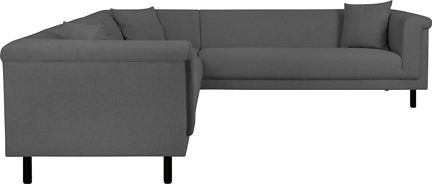INOSIGN Ecksofa »AGNIA L-Form B/T/H: 244/244/71 cm« incl. Zierkissen, gleic günstig online kaufen