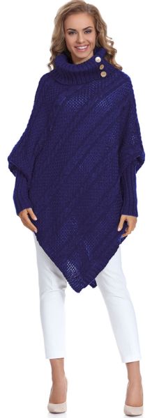 Merry Style Strickponcho Damen Poncho C46l4 günstig online kaufen