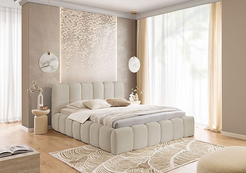 yourhouse24 Polsterbett Micandi Doppelbett Bettgestell Lattenrost günstig online kaufen