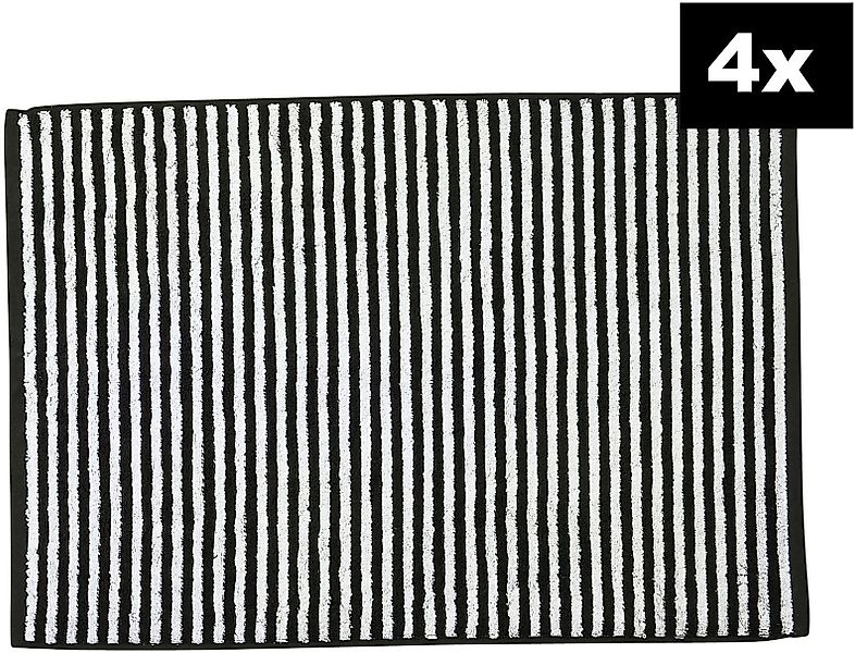 done.® Badematte DAILY SHAPES Stripes 4er-Set, günstig online kaufen