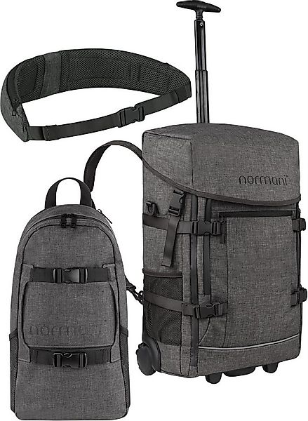 normani Reisetasche, Handgepäck Reiseset mit abnehmbarem Hüftgurt und Rucks günstig online kaufen