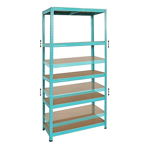 PROREGAL Schwerlastregal GREEN HULK HxBxT 180x90x40cm Fachlast 175kg 5 Eben günstig online kaufen