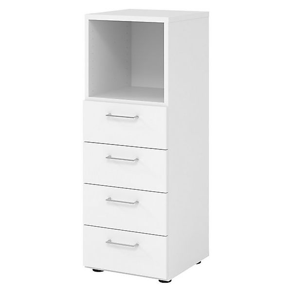 bümö Aktenschrank smart Schubladen Kombi - 4 Schübe Dekor: Weiß günstig online kaufen