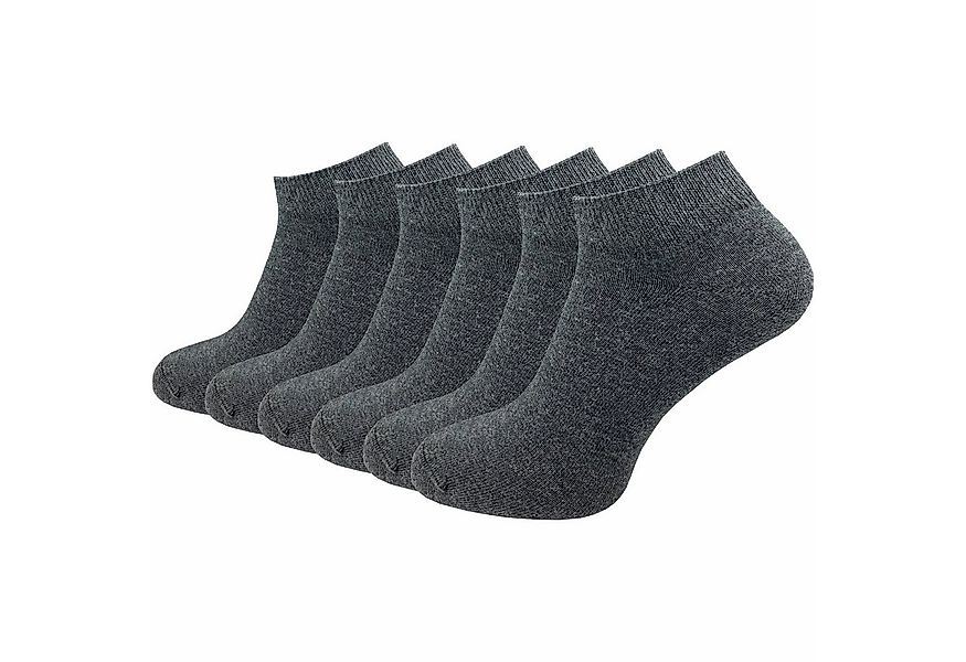 GAWILO Sneakersocken aus 100% Baumwolle für Herren in schwarz & weiß (6-Paa günstig online kaufen