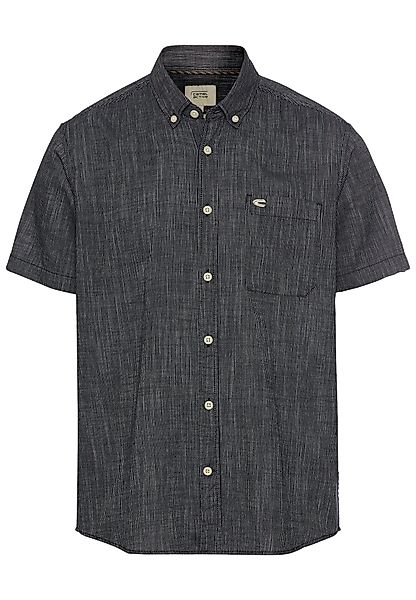 camel active Kurzarmhemd mit Button-Down-Kragen und günstig online kaufen
