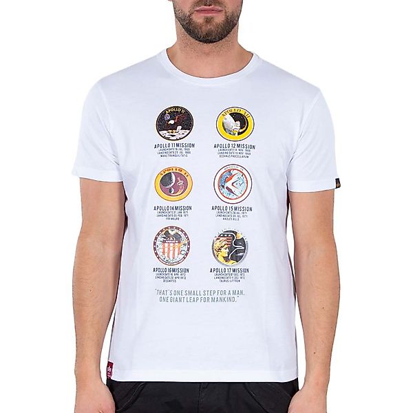 Alpha Industries Apollo Mission T-shirt L White günstig online kaufen