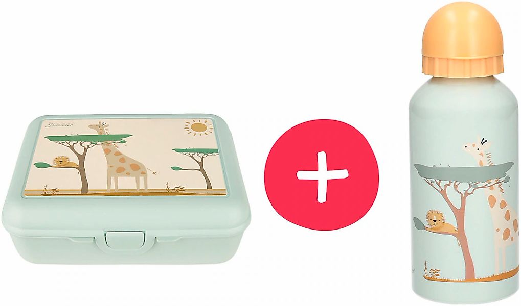 Sterntaler Lunchbox "Brotzeitdose & Trinkflasche Safari" 2 Stk. tlg. mit Tr günstig online kaufen