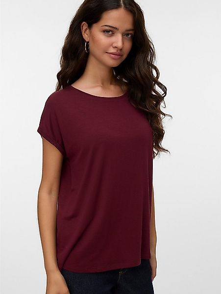 Vero Moda Rundhalsshirt VMAVA PLAIN SS TOP GAJRS NOOS günstig online kaufen