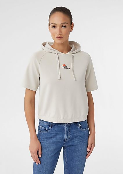 comma Sweatshirt Sweatshirt Kurzärmeliges Scuba-Sweatshirt im günstig online kaufen