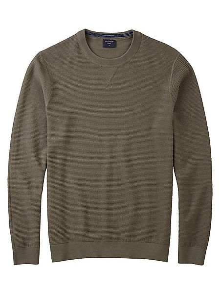 OLYMP Rundhalspullover OLYMP Strick Casual mit modischem Strukturmuster günstig online kaufen