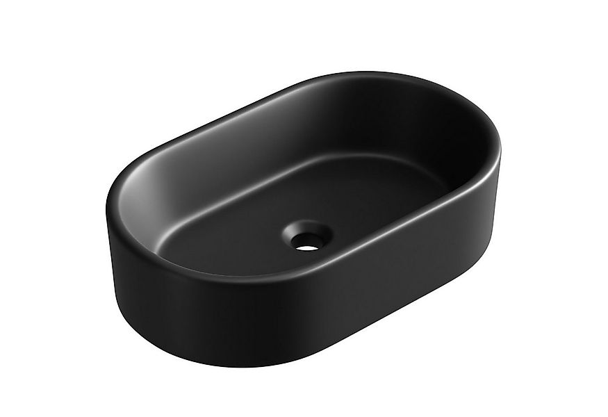 Planetmöbel Aufsatzwaschbecken Waschbecken 55cm (Badezimmer Waschbecken, ho günstig online kaufen